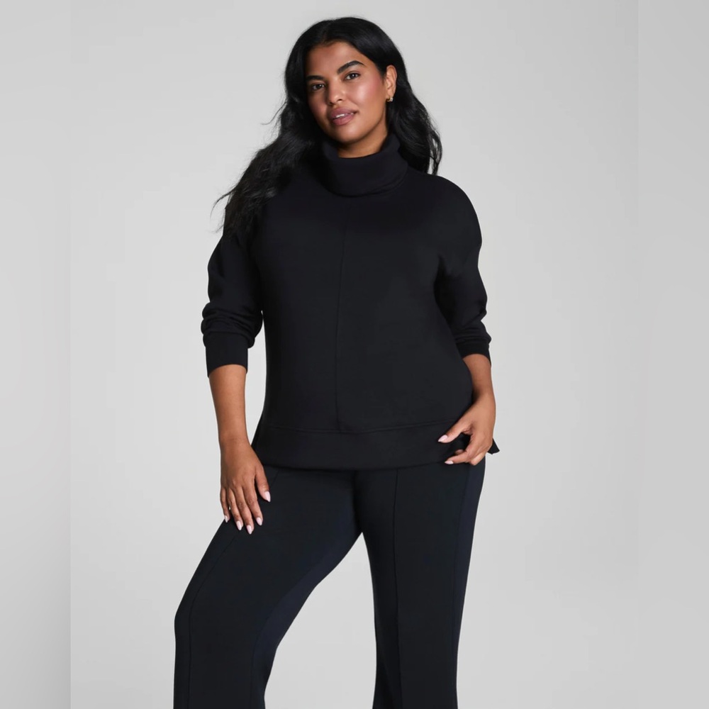 NWT SPANX AirEssentials Turtleneck Tunic Very Black XS